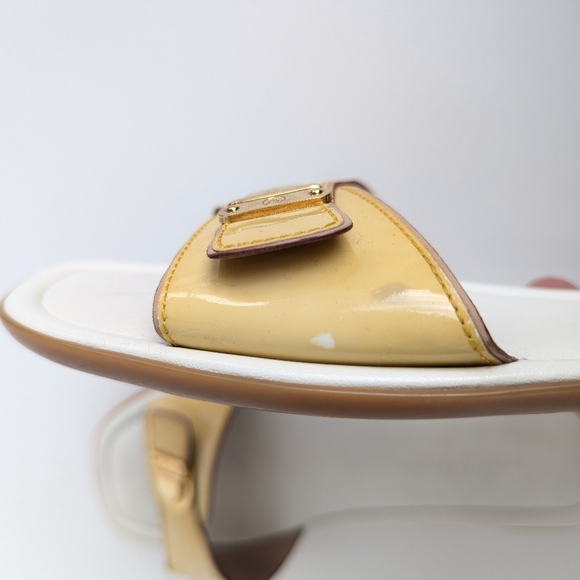 LOUIS VUITTON LEATHER WOMEN'S SANDALS - Picture 12 of 16